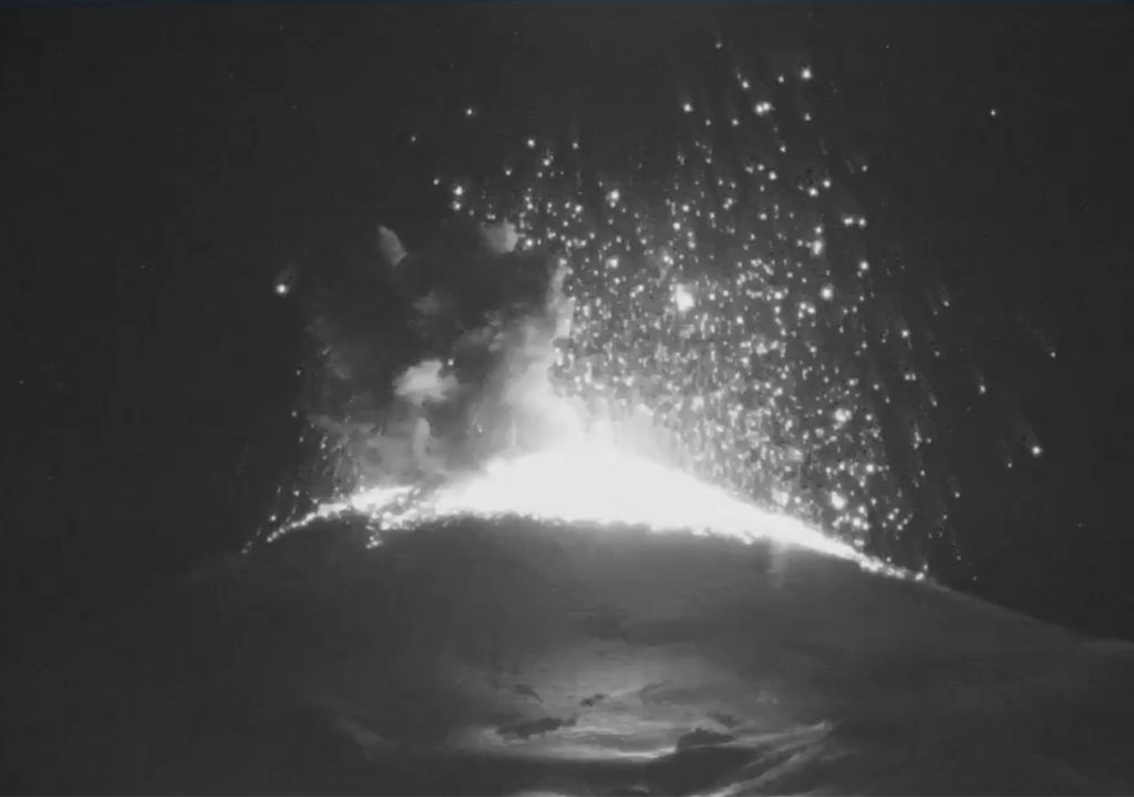 explosión en el volcán Villarrica