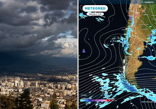"Habr&aacute; truenos y rel&aacute;mpagos": tormentas y chubascos sorprender&aacute;n a varias zonas de Chile esta semana