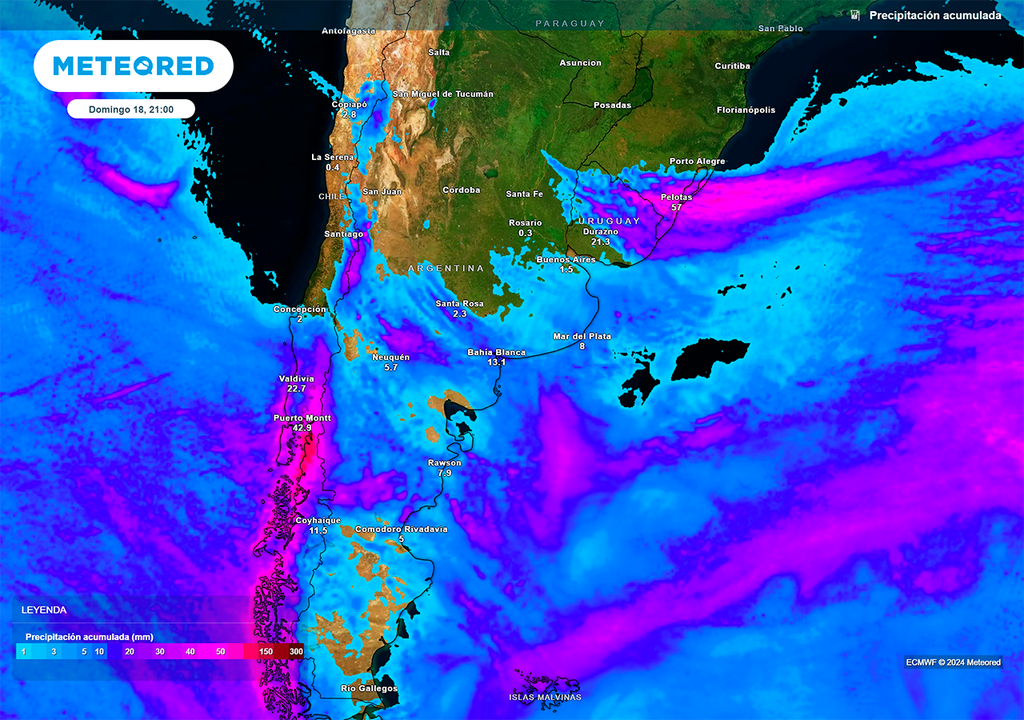 Lluvia, Acumulados, Nevadas, Argentina, Patagonia