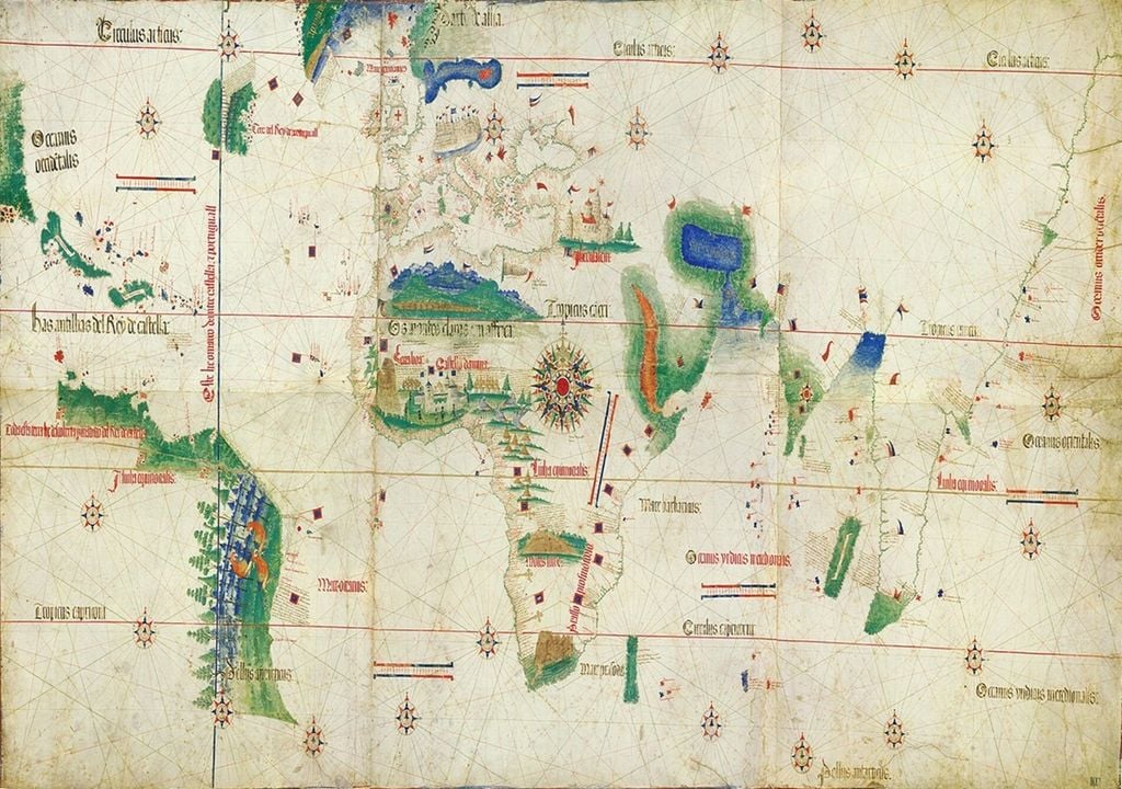 Planisfério de Cantino Planisfério de Cantino