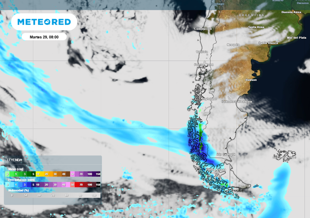 mapa de lluvia, nieve y nubes. mapa de lluvia, nieve y nubes.