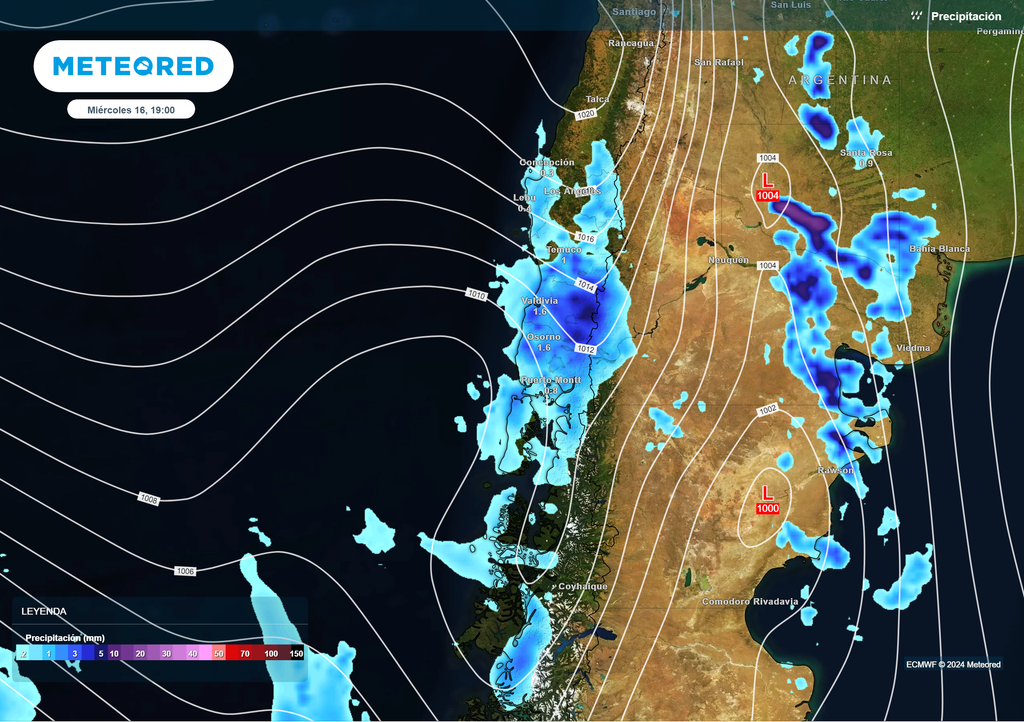 mapa de precipitación. mapa de precipitación.