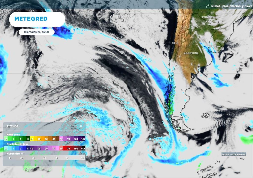 mapa precipitaciones y nubes (ECMWF) mapa precipitaciones y nubes (ECMWF)