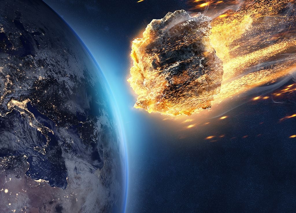 Asteroide y Tierra