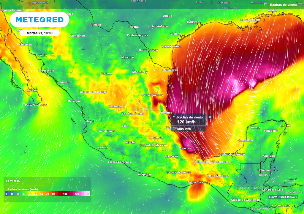 Pronóstico de ráfagas de viento