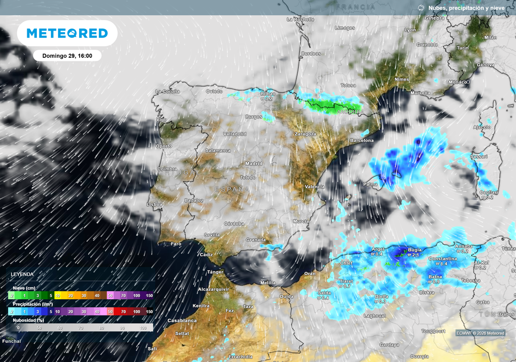 Tiempo variable Durante la jornada del domingo predominará la inestabilidad en varias puntos del país, donde las lluvias podrían venir acompañadas de tormenta.