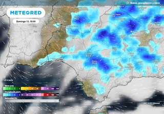 Está previsto que llueva este Domingo de Ramos en Sevilla y nuestros mapas avisan: habrá incluso tormentas