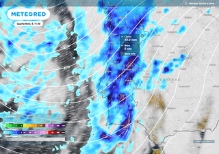 Esta quarta-feira o jato polar vai ondular e enviar uma depressão em direção a Portugal: a chuva vai afetar estas zonas