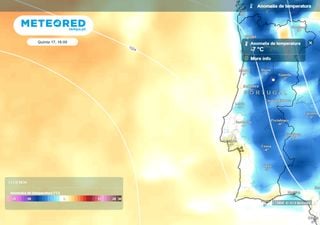 Esta quinta-feira o tempo vai ficar mais frio em Portugal. Eis o que esperar para os dias seguintes, segundo a Meteored