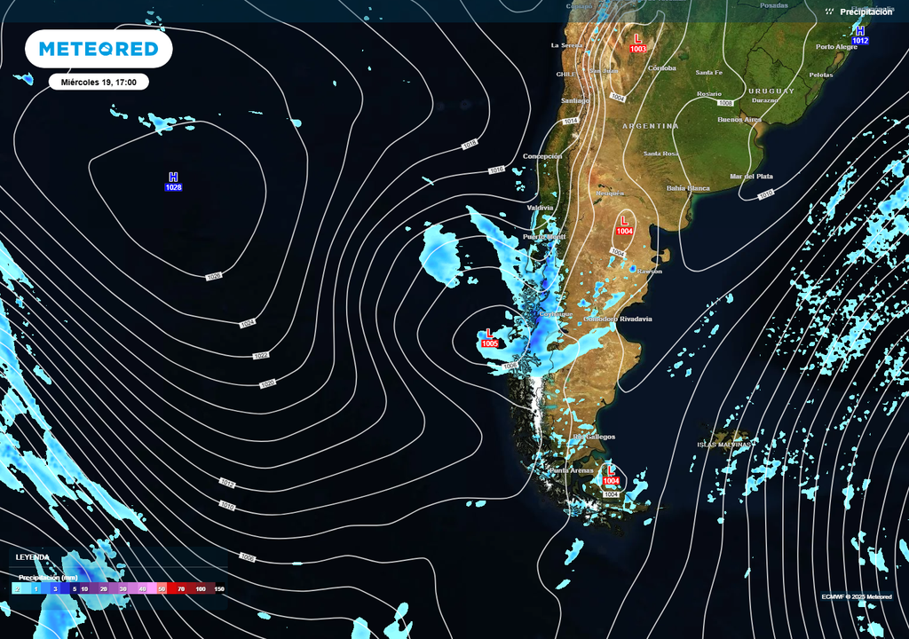 precipitación prevista