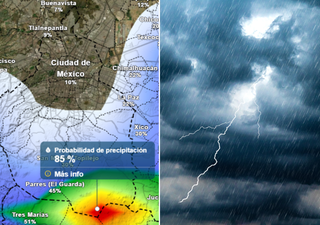  Esta será la tarde más lluviosa de la semana en CDMX: más de 20 mm en pocas horas