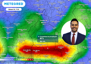 Esta será la tarde más lluviosa de la semana en CDMX: más de 30 mm en pocas horas