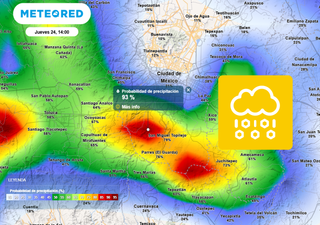 Esta será la tarde más lluviosa de la semana en CDMX: más de 50 mm en pocas horas