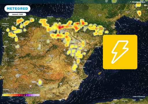 Esta tarde crecer&aacute;n grandes nubes de tormenta en cinco comunidades del norte peninsular