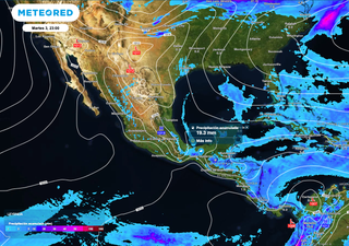 Esta tarde y noche, tenemos tormentas aisladas, fuertes rachas y ambiente frío en diversas partes de México