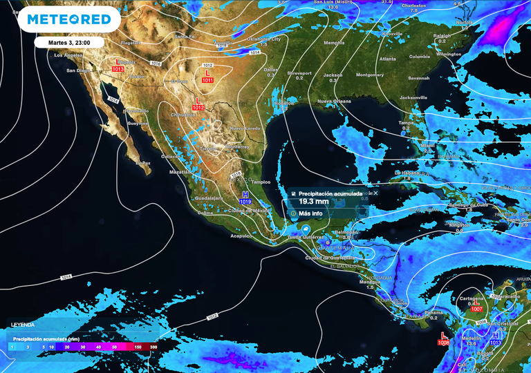 Esta tarde y noche, tenemos tormentas aisladas, fuertes rachas y ambiente fr&iacute;o en diversas partes de M&eacute;xico