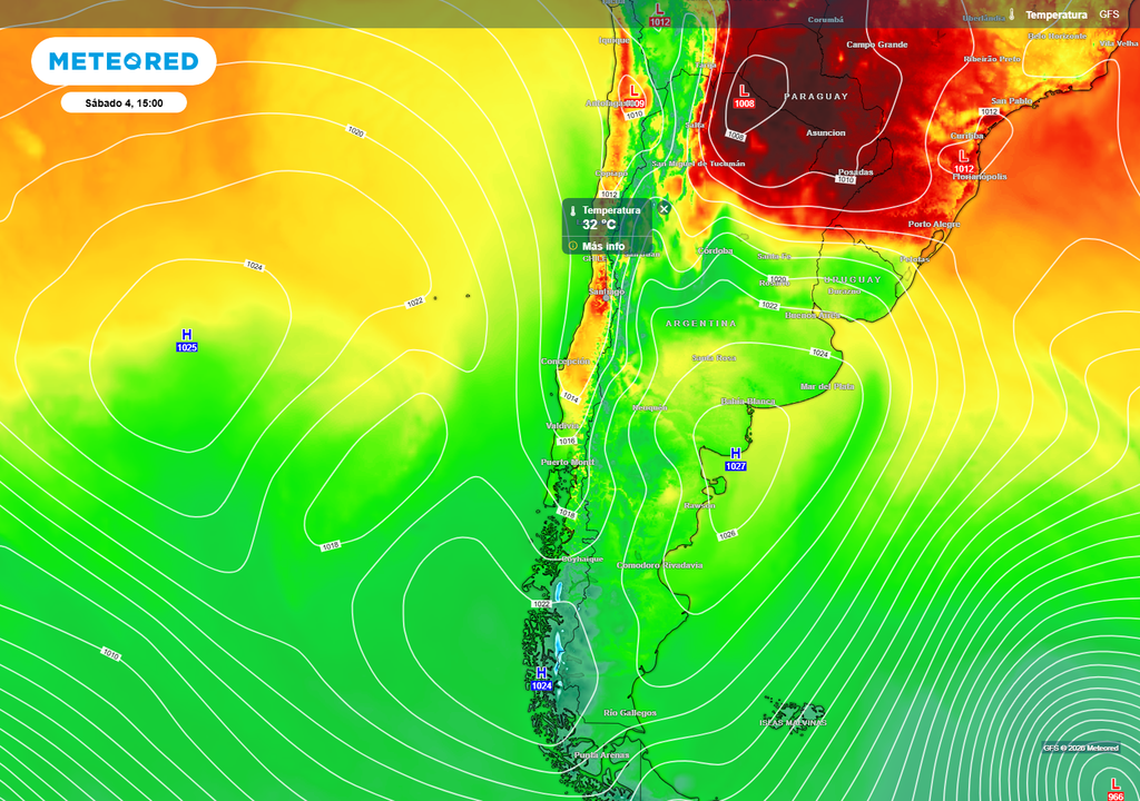 Altas temperaturas se esperan durante el fin de semana. El desarrollo de la vaguada costera ayudará a elevar las temperaturas.