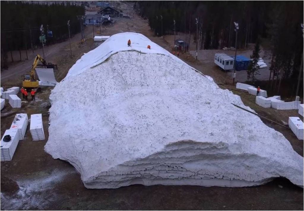 armazenamento de neve, Finlândia