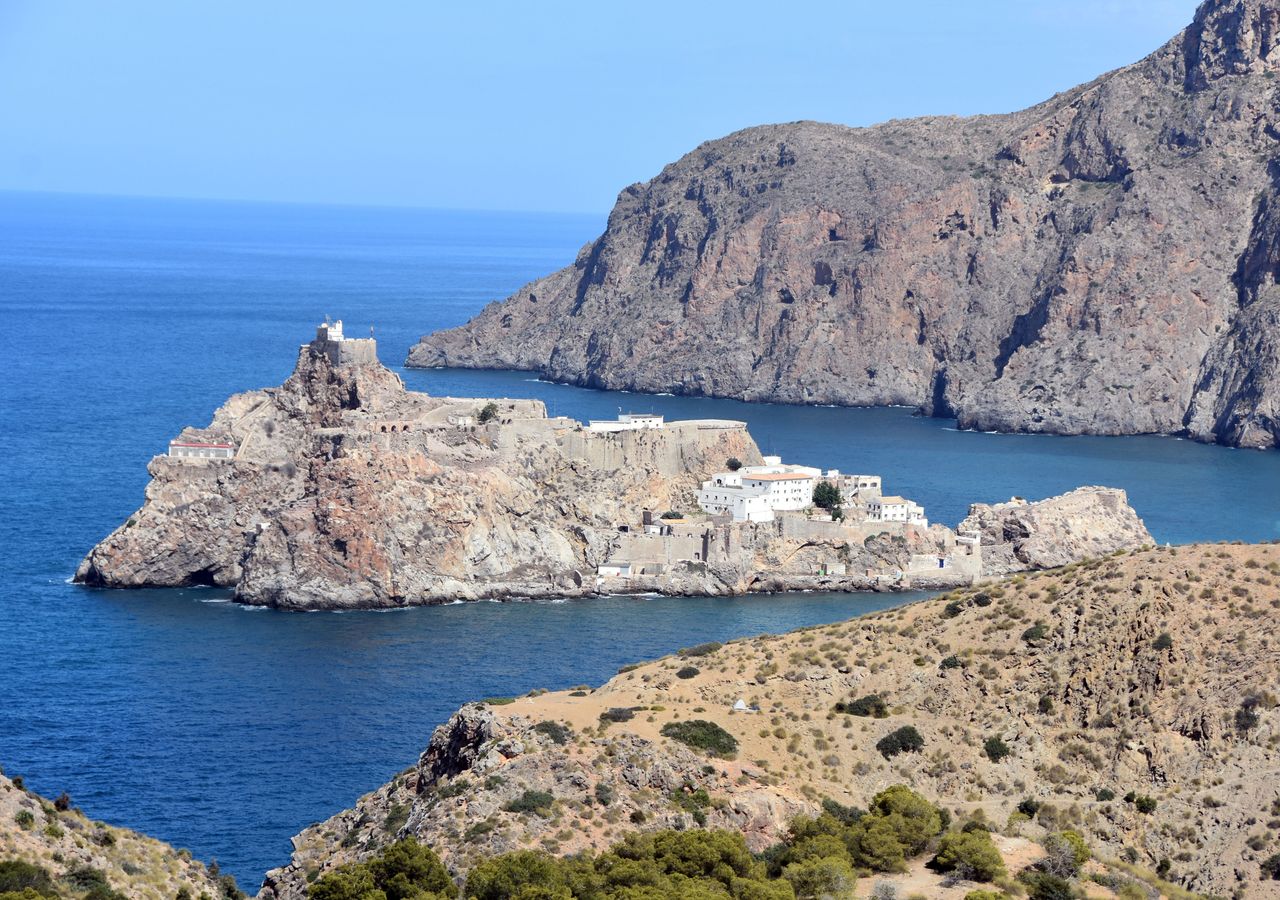Peñón de Vélez de la Gomera, exclave español en la costa norte africana.