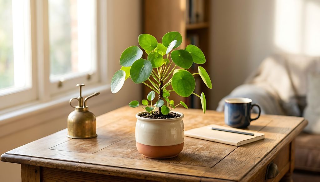 Las hojas redondeadas de la pilea la han convertido en una de las plantas más fotografiadas de los últimos años.
