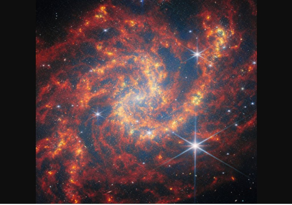 Galaxia NGC2283 James Webb
