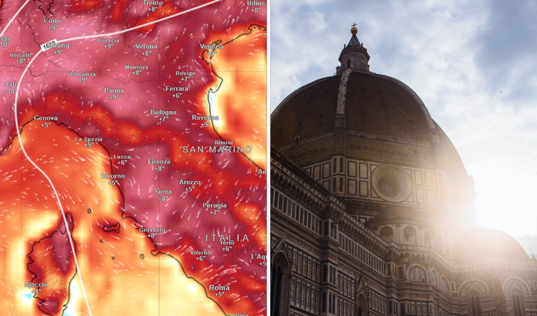 Scoppia l'estate su Toscana e Lazio: tra marted&igrave; 26 e mercoled&igrave; 27 maggio fino a 34&deg;C da Roma a Firenze