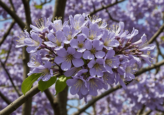 Este árbol convertirá tu jardín en una selva tropical: da sombra rápidamente con hojas aterciopeladas y florece en azul