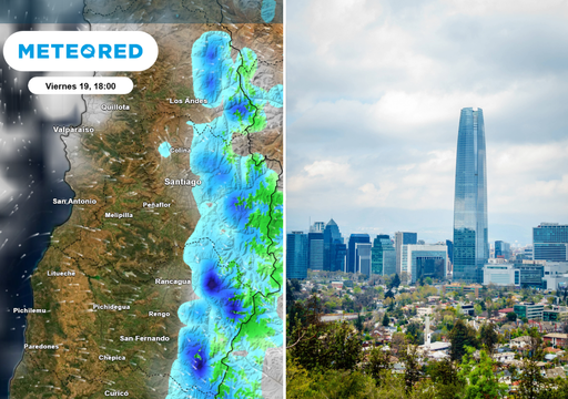 Este d&iacute;a bajan las temperaturas en Santiago: vaguada en altura traer&aacute; nubosidad y chubascos a la Regi&oacute;n Metropolitana