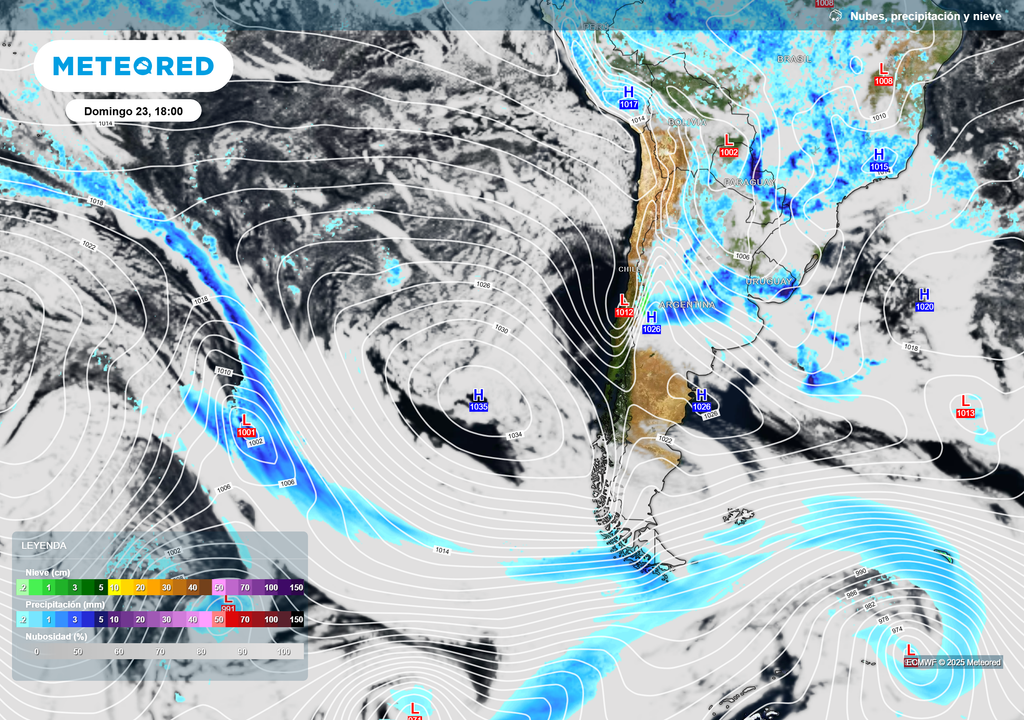 mapa de lluvia y nieve. mapa de lluvia y nieve.