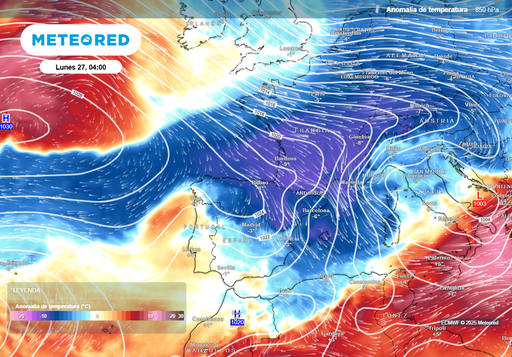Este domingo, 26 de octubre, habrá un cambio radical en las temperaturas: el invierno cada vez más cerca en España
