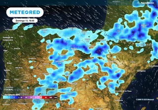 Este Domingo de Ramos habrá un 'nido' de tormentas entre Castilla y León, Madrid, La Rioja y Aragón