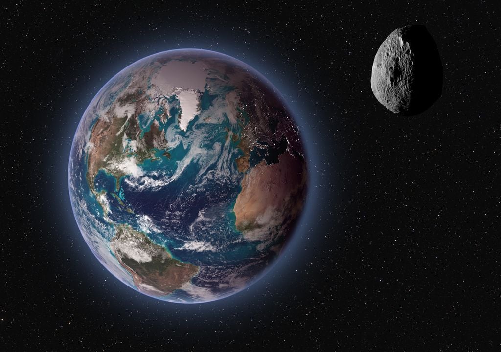 Oposición asteroide Tierra