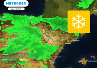 Este domingo la nieve aparecerá a partir de los 600 metros en Castilla y León, La Rioja, Cantabria y País Vasco