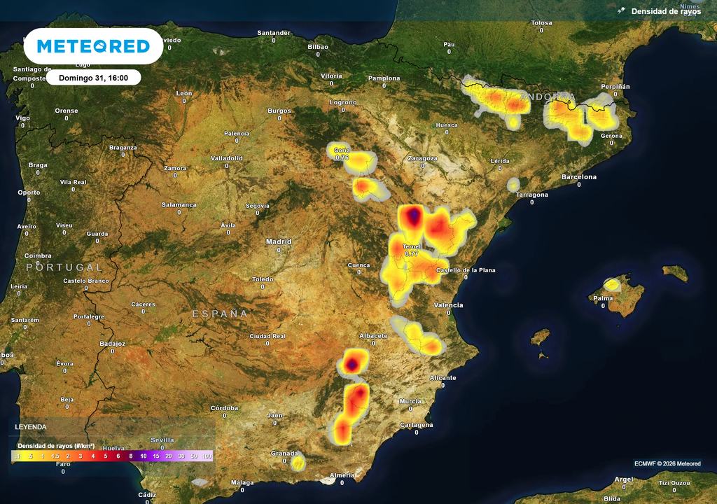 El aparato eléctrico será abundante y extenso durante la jornada de mañana.