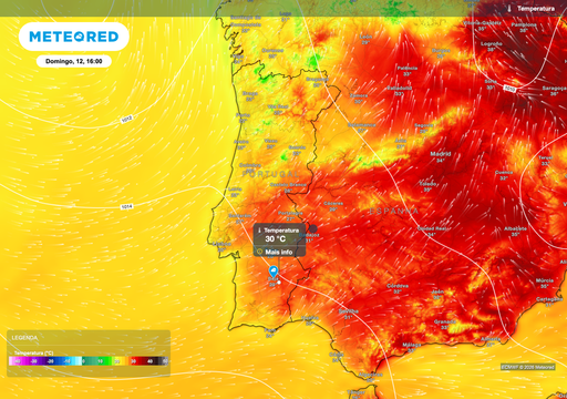 Este domingo prev&ecirc;-se nova queda das temperaturas: eis as &uacute;nicas capitais distritais com m&aacute;ximas perto dos 30 &ordm;C