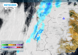 Este domingo uma gota fria atravessará Portugal continental e deixará chuva, neve e rajadas até 75 km/h nestas regiões