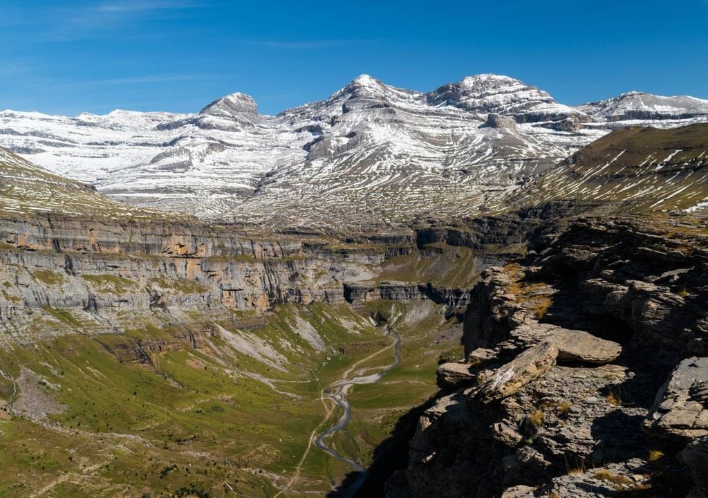 Nieve en las montañas españolas