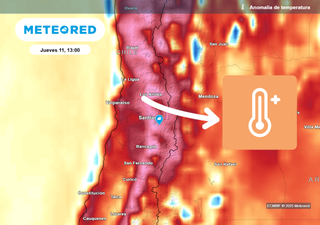 Este jueves gran amplitud térmica en Santiago: minimas de 6 °C y máximas de hasta 28 °C en estas zonas