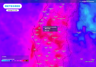 Este jueves llega el sistema frontal a la Región de Biobío: tormentas eléctricas, viento de 70 km/h y 90 mm de lluvias
