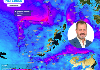 Este jueves llegará un frente frío muy activo a España: lluvias de hasta 50 l/m2 y nieve; zonas más afectadas
