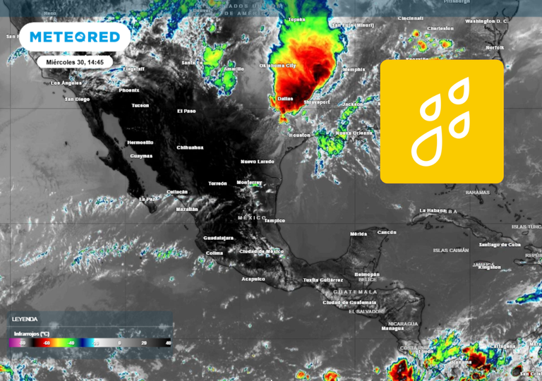 Este jueves lloverá intensamente en estos 4 estados de México