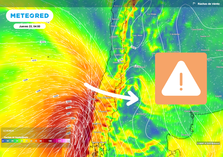 Este jueves regresan las lluvias a la zona central: temporal dejar&aacute; rachas de hasta 80 km/h en Biob&iacute;o