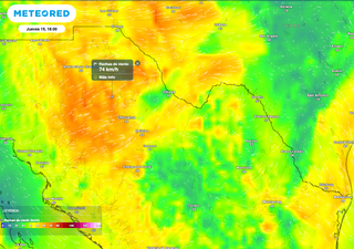 Este jueves se mantiene la advertencia por rachas de viento de hasta 80km/h en el Norte y Noreste de México 