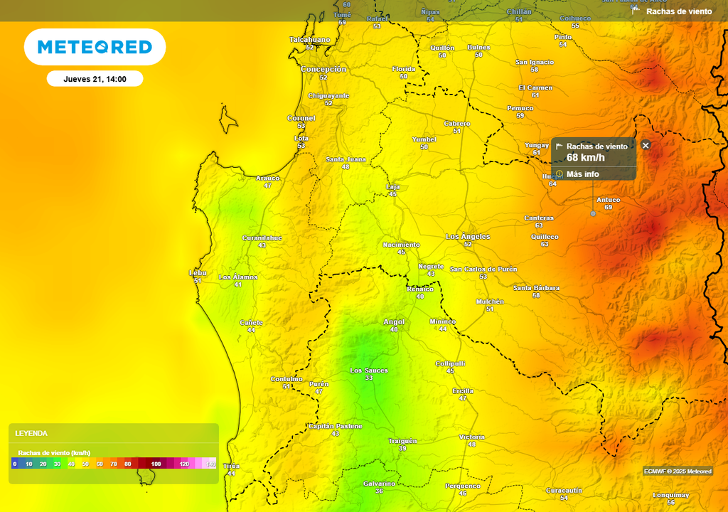 Nieve, granizos, lluvias, tormentas eléctricas y viento en la Región de Biobío, Meteored, Chile Nieve, granizos, lluvias, tormentas eléctricas y viento en la Región de Biobío, Meteored, Chile