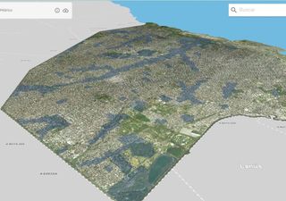 Este mapa 3D de la Ciudad de Buenos Aires te muestra cuáles son las zonas con riesgo de inundación 