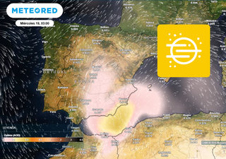 Este miércoles el cielo cambiará de color en Andalucía, Murcia y la Comunidad Valenciana: polvo sahariano en camino