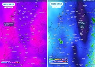 Este miércoles el Gran Concepción recibirá un formidable sistema frontal: vientos de 80 km/h y montos sobre los 50 mm