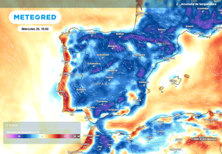 Mañana, 20 de agosto, las temperaturas seguirán en caída libre en casi toda España: "hasta 10 ºC por debajo de la media"