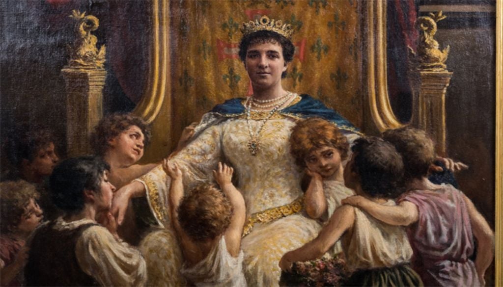 O programa inspira-se nos hobbies da Rainha D. Amélia. Foto: Wikimedia // Ernesto Ferreira Condeixa