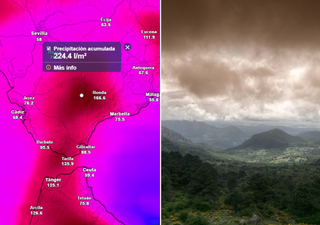 Este pueblo andaluz suma más de 1200 l/m2 desde el 1 de enero: 3 veces lo que llueve en Madrid en un año